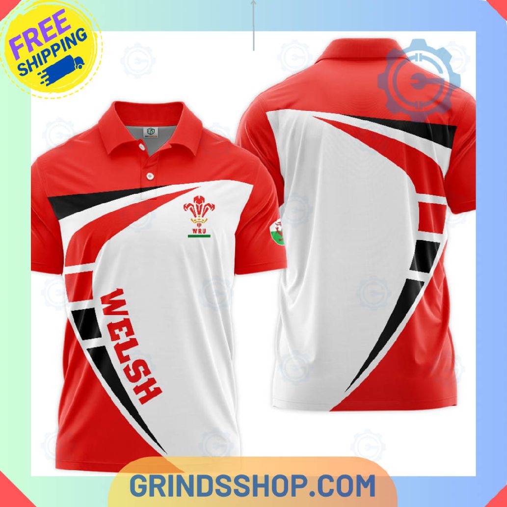 World Cup 2023 Rugby Welsh Polo Shirts 1 7ajuc - Grinds Shop