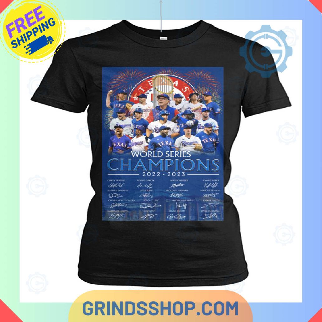 World Series Champions Texas Rangers T-Shirt