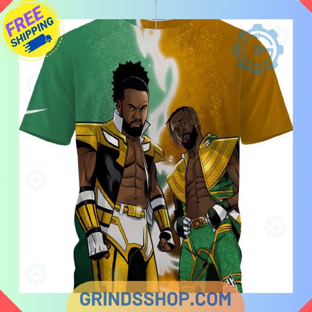 Xavier Woods 2c Kofi Kingston Full Printed T Shirt 1 4nfg3 - Grinds Shop